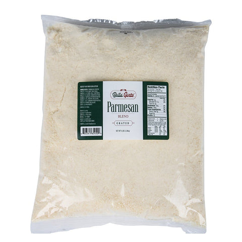Bella Gent Parmesan Blend Grated Cheese, 5 Pound -- 4 per case.