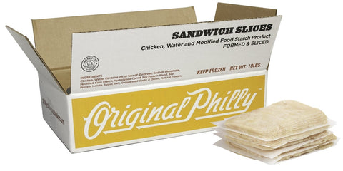 Original Philly Marinated Chicken Sandwich Slices, 4 Ounce -- 40 per case.