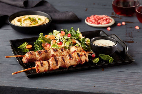 Expresco Fire Grilled Roasted Chicken Thigh Skewers -- 80 per case
