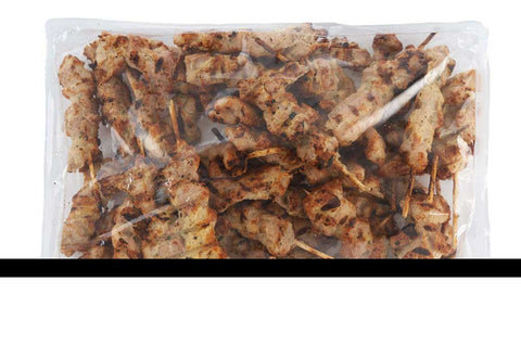 Expresco Fire Grilled Roasted Chicken Thigh Skewers -- 80 per case
