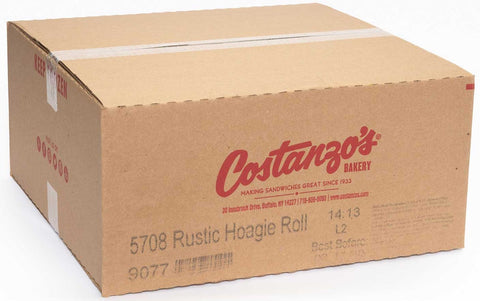 Costanzos Bakery Rustic Hoagie Roll, 131.6 Gram -- 48 per case
