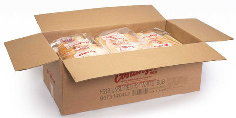 Costanzos Bakery White Unsliced Submarine Roll, 176 Gram -- 36 per case