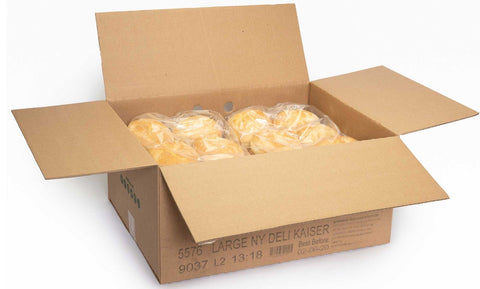 Costanzos Bakery Large New York Deli Kaiser Roll, 87.5 Gram -- 48 per case