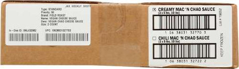 Field Roast Plant Based and Vegetarian Chao Creamy Original Cheese Sauce, 5 Pound -- 2 per case