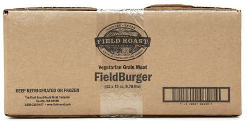 Field Roast Plant Based and Vegetarian Fieldburger, 13 Ounce - 4 per pack -- 12 per case.
