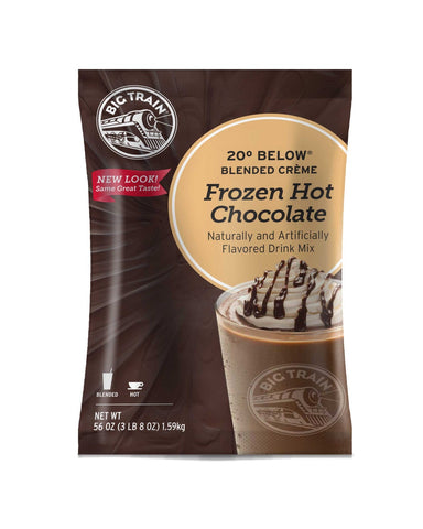 Big Train 20 Degree Below Frozen Hot Chocolate Mix, 3.5 Pound -- 5 per case.