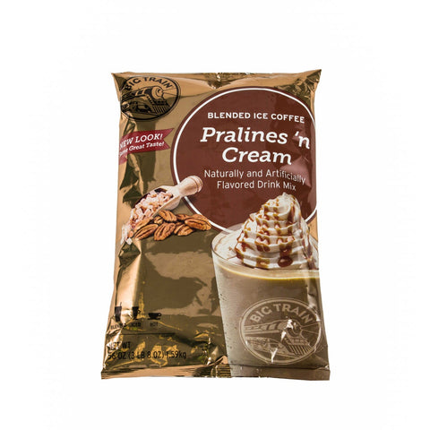 Big Train Pralines N Cream Blended Ice Coffee Mix, 3.5 Pound -- 5 per case.