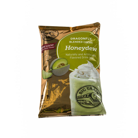 Big Train Dragonfly Honeydew Blended Creme Frappe Mix, 3.5 Pound -- 5 per case.