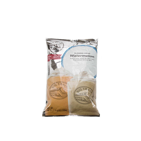 Big Train Watermelon Blended Creme Frappe Mix, 3.5 Pound -- 5 per case.