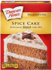 Duncan Hines Signature Spice Cake Mix, 15.25 Ounce -- 12 per case.