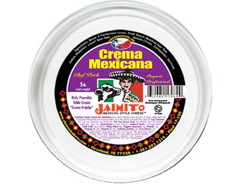 Cheesemakers Mexicana Crema Cheese, 5 Pound -- 2 per case.