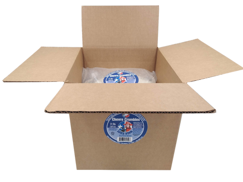 Cheesemakers Goat Cheese Crumbles, 5 Pound -- 2 per case.