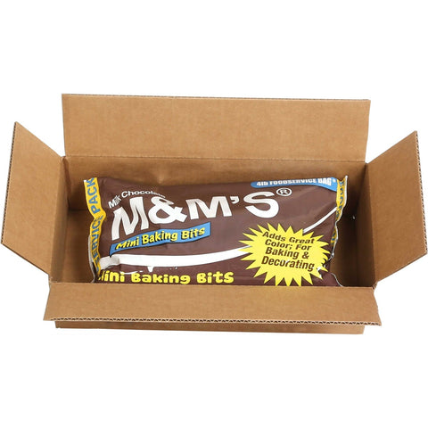 M and M Baking Bit Topping - Zipper Bag, 4 Pound -- 2 per case.