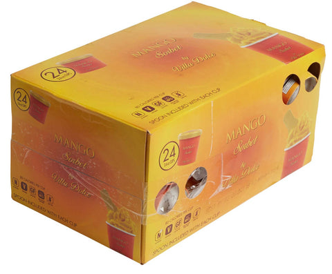 Villa Dolce Mango Sorbet, 3.6 Ounce -- 24 per case