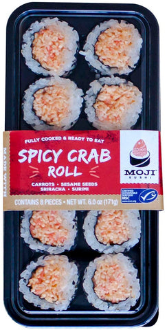 Moji Sushi Spicy Crab Roll, 6 Ounce -- 4 per case