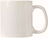 World Tableware Ultima and Porcelana Bright White C Handle Mug, 16 Ounce -- 12 per case