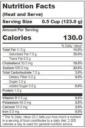 Spoon and Fork Hollandaise Sauce, 4 Pound -- 4 per case