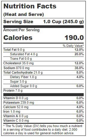 Kettle Cuisine Chicken Poblano Soup, 4 Pound -- 4 per case