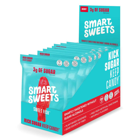 Smartsweets Sweet Fish Candy, 1.8 Ounce - 12 count per pack -- 6 packs per case