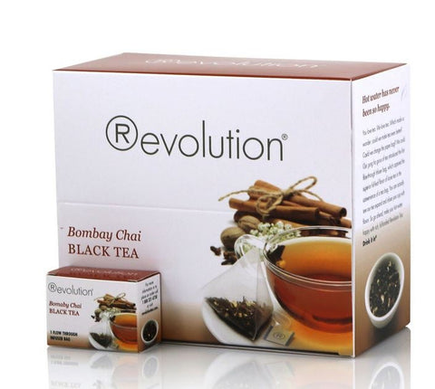 Revolution Bombay Chai Black Tea, 2.33 Ounce -- 4 per case.
