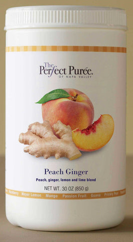 The Perfect Puree Peach Ginger Puree, 30 Ounce -- 6 per case