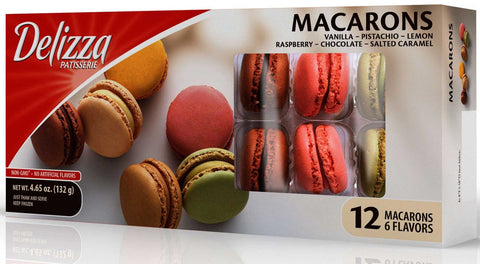 Delizza Assortment Macarons, 4.65 Ounce -- 12 per case
