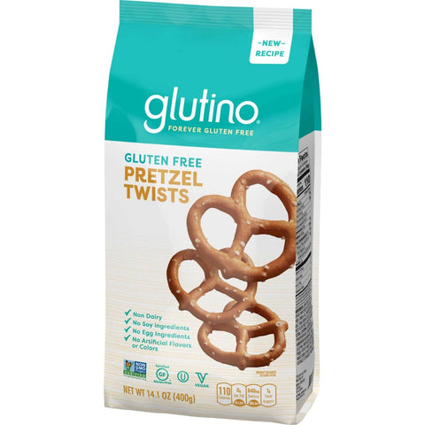 Glutino Pretzel Twists, 14.1 Ounce -- 12 per case.
