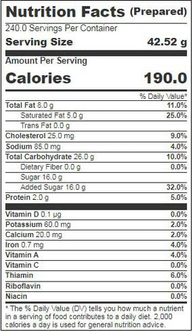 Jacquelines Toffee Milk Chocolate Chunk Cookie Dough, 1.5 Ounce -- 240 per case