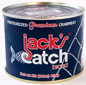 Jacks Catch Premium Colossal Crabmeat, 1 Pound Can -- 12 per case