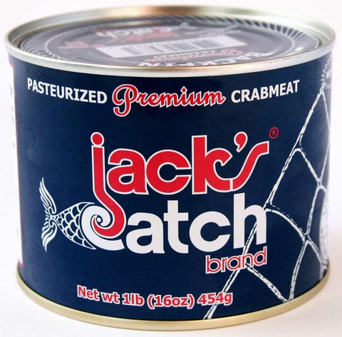 Jacks Catch Premium Crab Jumbo Lump, 1 Pound Can -- 12 per case