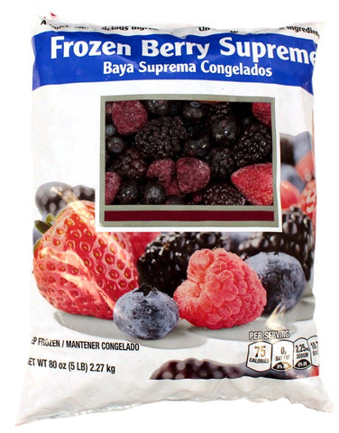 Commodity Fruit Individual Quick Frozen Mixed Fruit, 5 Pound -- 2 per case.
