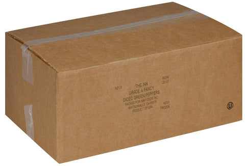 Savor Imports Commodity Vegetables 3/8 inch Diced Green Pepper, 2 Pound -- 6 per case