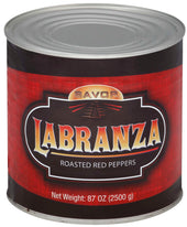 Savor Imports Labranza Whole Roasted Red Pepper, 3 Kilogram -- 6 per case