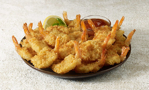 Frozen Seafood Clean Tail Breaded Butterfly Shrimp, 3 Pound -- 4 per case.