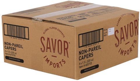 Savor Imports Non Pareil Capers, 1.5 Liter -- 4 per case.