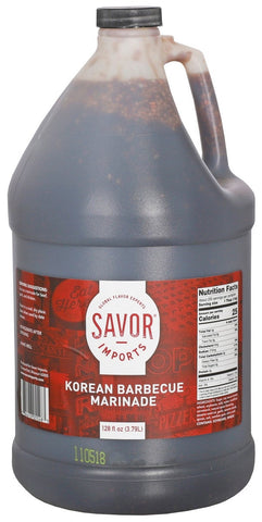 Savor Imports Korean Barbecue Marinade, 1 Gallon -- 4 per case.