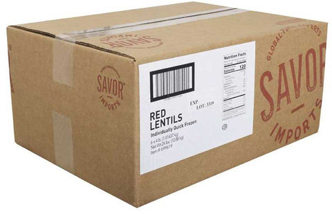 Savor Imports Fully Cooked Ready To Eat Red Lentil, 4 Pound -- 6 per case