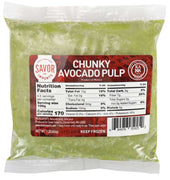 Savor Imports Chunky HPP Avocado Pulp, 1 Pound -- 12 per case