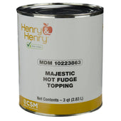 Henry and Henry Majestic Hot Fudge Topping, 45.5 Pound.