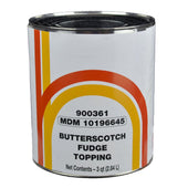 Henry and Henry Butterscotch Fudge Topping, Number 10 can -- 6 cans per case.