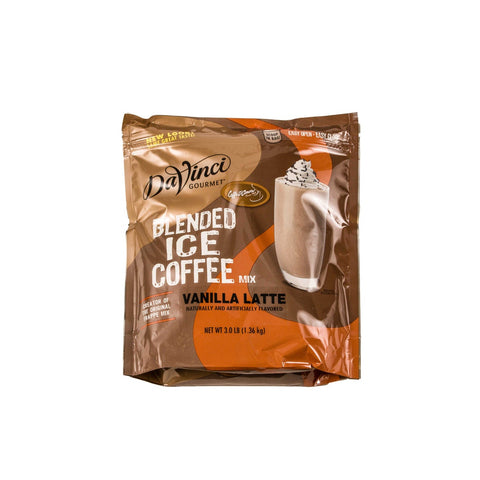Jet Vanilla Latte Blended Iced Coffee Mix, 3 Pound -- 4 per case.