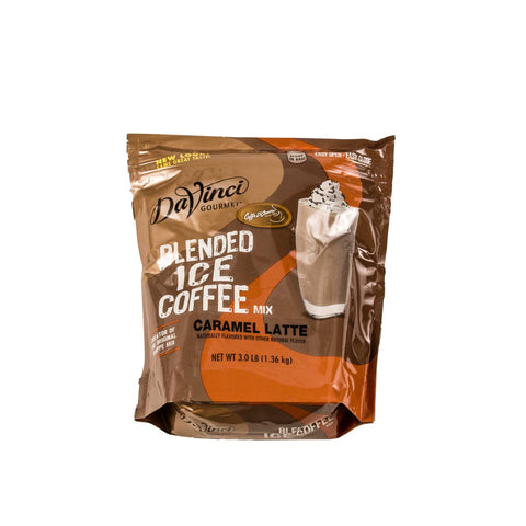 Jet Caramel Latte Blended Iced Coffee Mix, 3 Pound -- 4 per case.