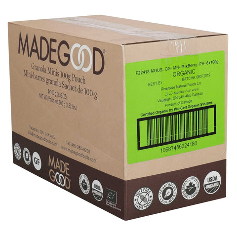Made Good Minis Mixed Berry Granola, 3.5 Ounce -- 6 per case