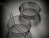 American Metalcraft Tinned Steel Coarse Mesh Culinary Basket, 10 inch Diameter -- 36 per case