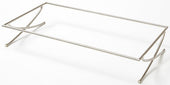 American Metalcraft Stainless Steel Rectangular X-Leg Griddle Stand, 25 x 14 x 4 inch
