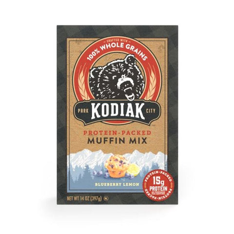 Kodiak Cakes Blueberry Lemon Muffin Mix, 14 Ounce -- 6 per case