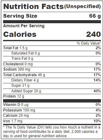 Kodiak Cakes Blueberry Lemon Muffin Mix, 14 Ounce -- 6 per case