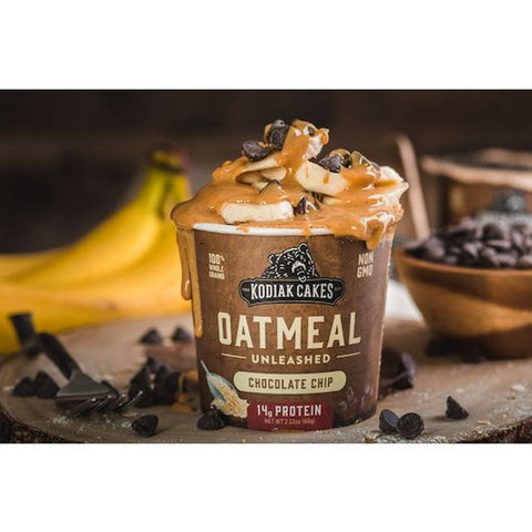 Kodiak Cakes Chocolate Chip Oatmeal Cup, 2.12 Ounce -- 12 per case