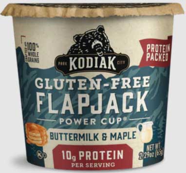 Kodiak Cakes Gluten Free Buttermilk and Maple Flapjack Cup, 2.29 Ounce -- 12 per case