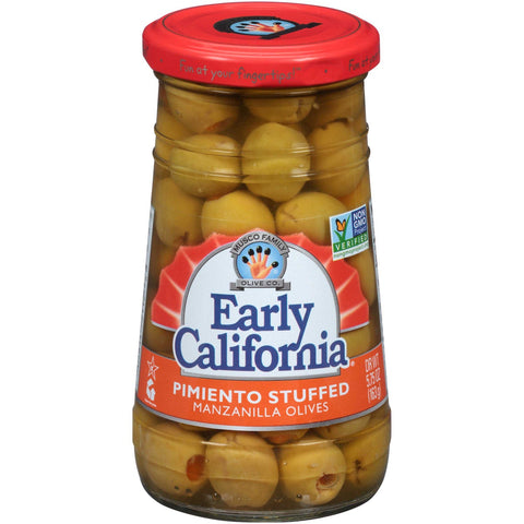 Early California Pimento Stuffed Manzanilla Olive, 5.75 Ounce -- 12 per case.